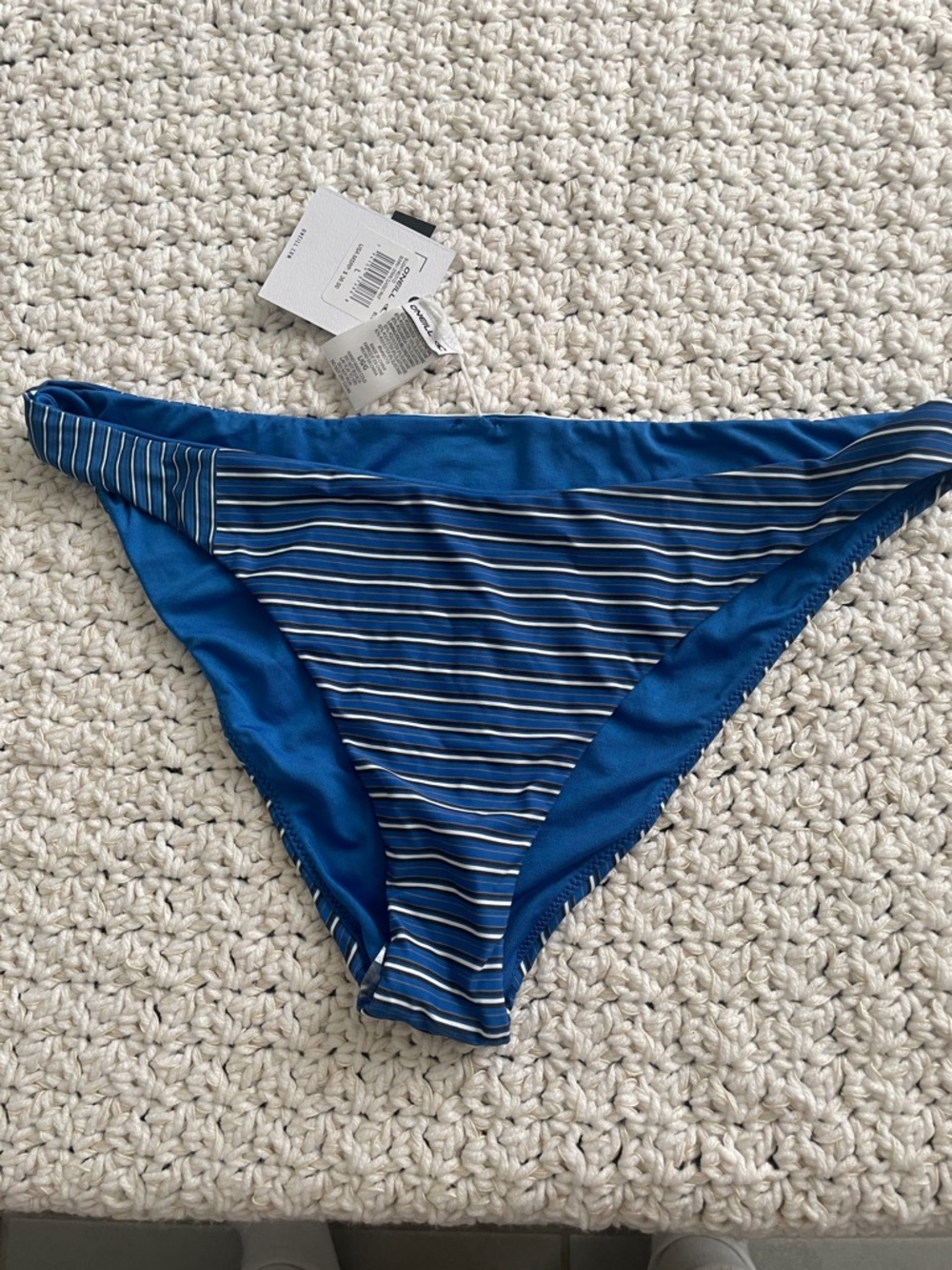 O'Neill Blue Striped Women's Bikini Bottoms